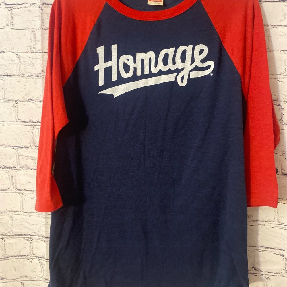Homage shirt 3/4 length sleeve medium‎
